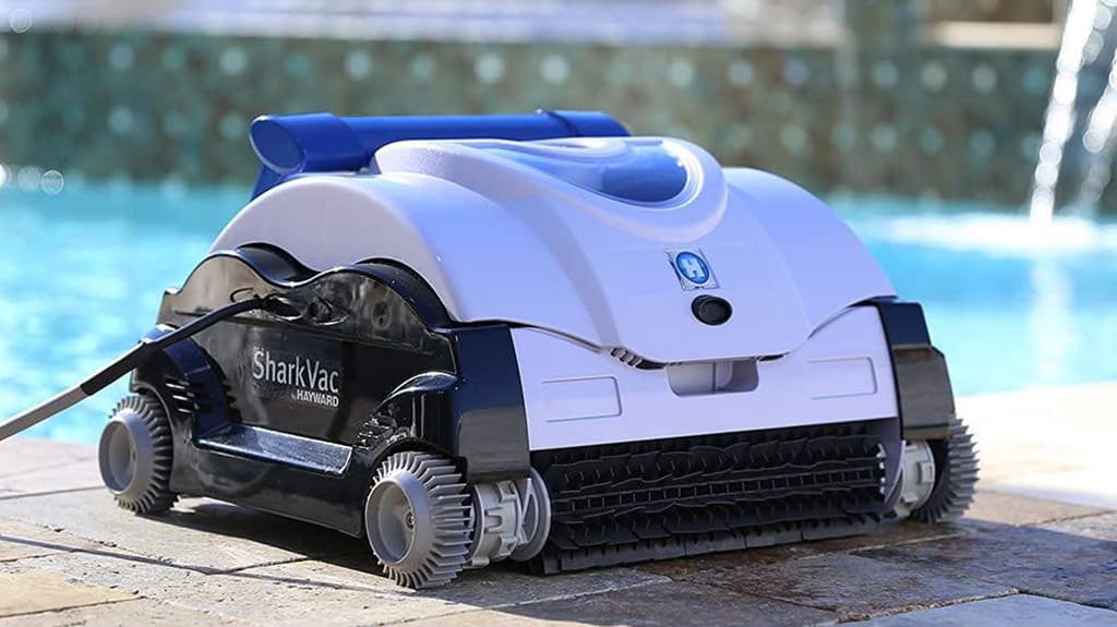 Hayward SharkVac XL Robotic Pool Cleaner for In-Ground Pools - Automatic Pool Vacuum
