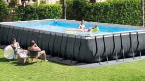 Intex 32'x16'x52" Rectangular Ultra XTR Frame Above Ground Pool with Sand Filter Pump