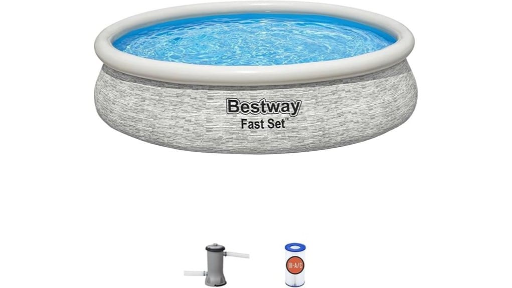 12 fast set inflatable pool