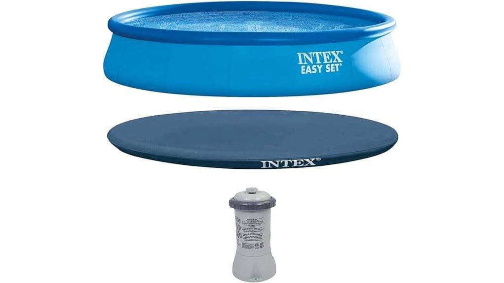 15ft inflatable above ground pool