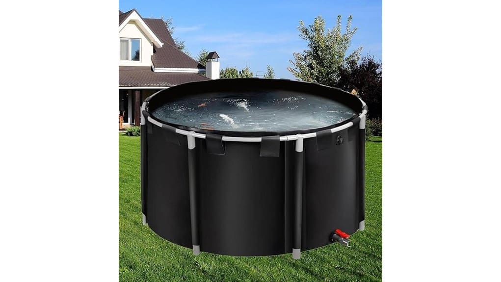 above ground canvas fish pond