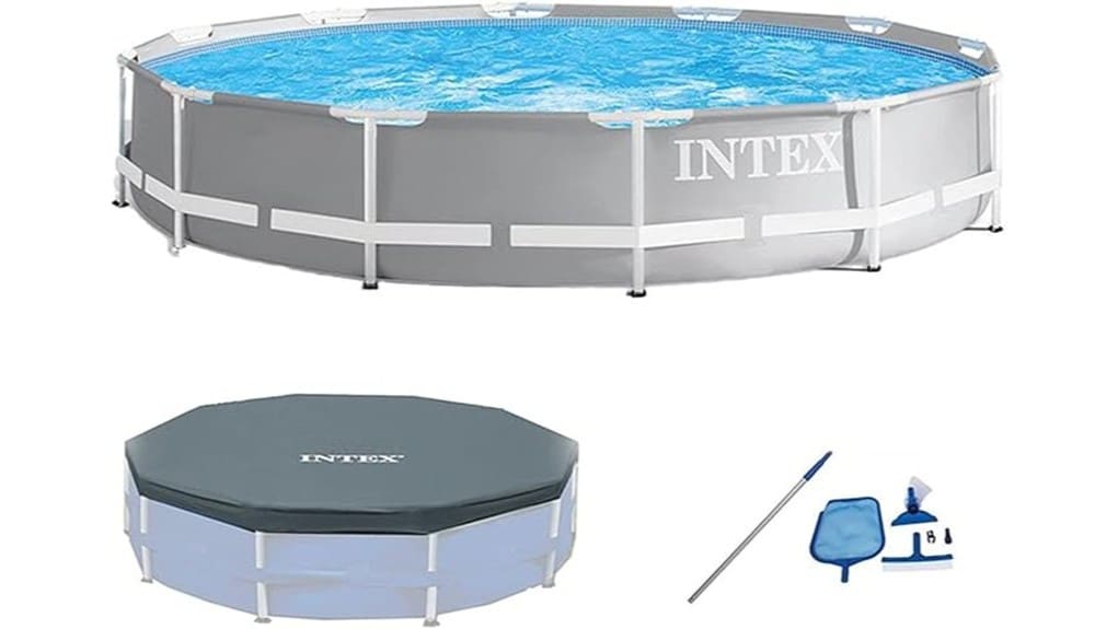 above ground metal frame pool