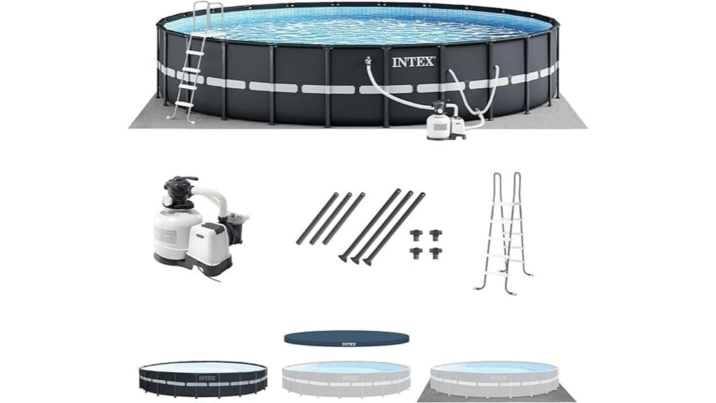 above ground pool complete set