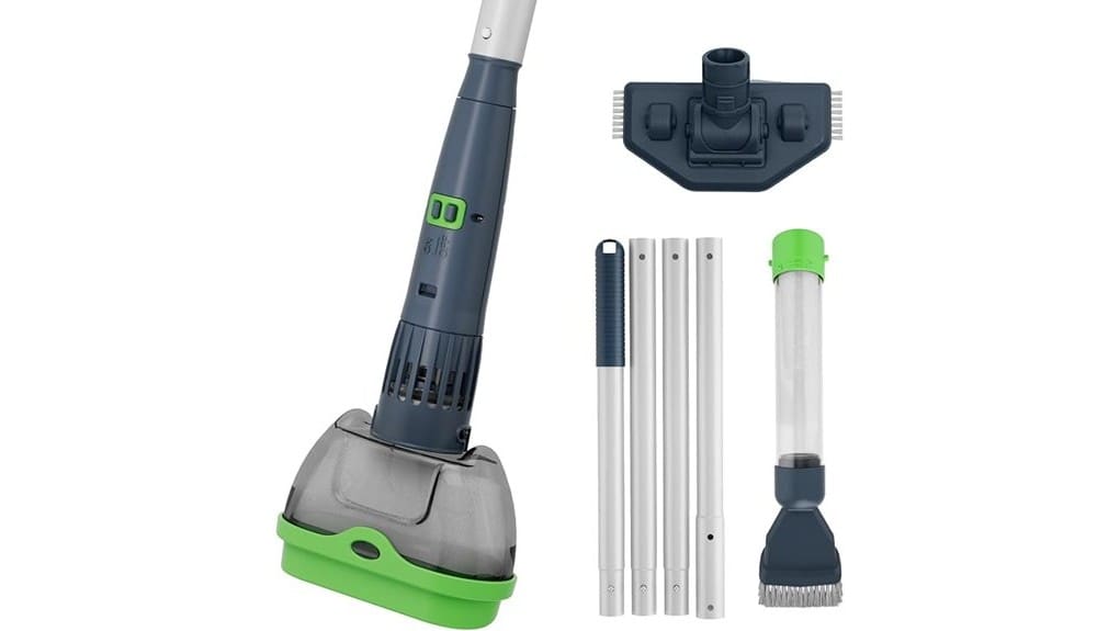 compact rechargeable pool vacuum