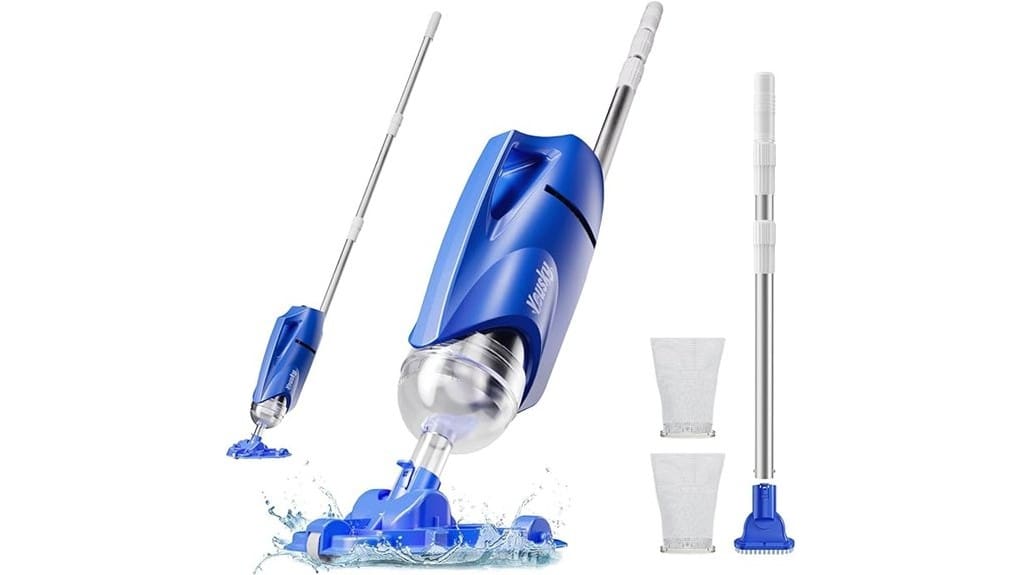 cordless grey spa vacuum