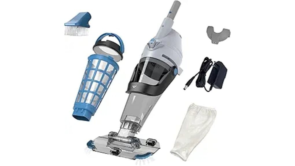 cordless rechargeable pool vacuum