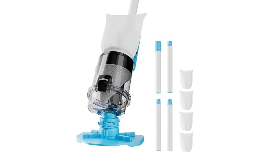 cordless telescopic pool vacuum