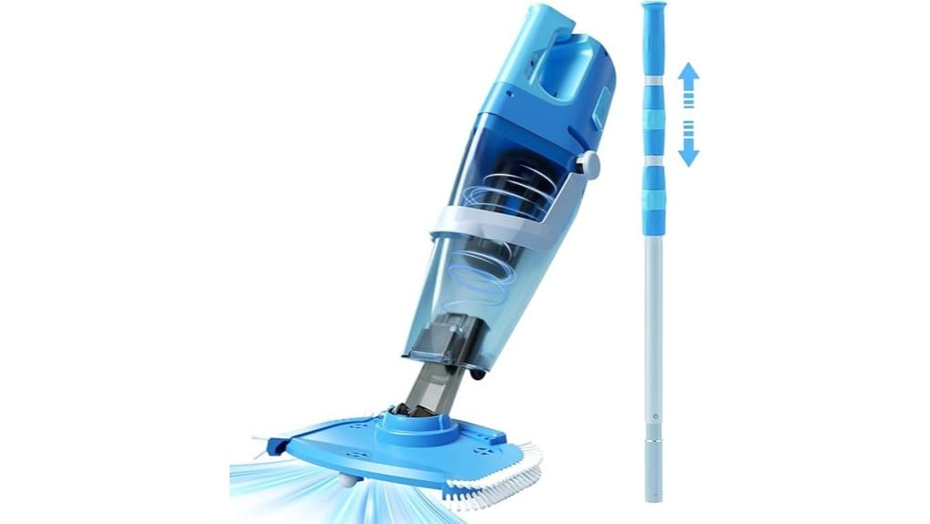 cordless telescopic pool vacuum