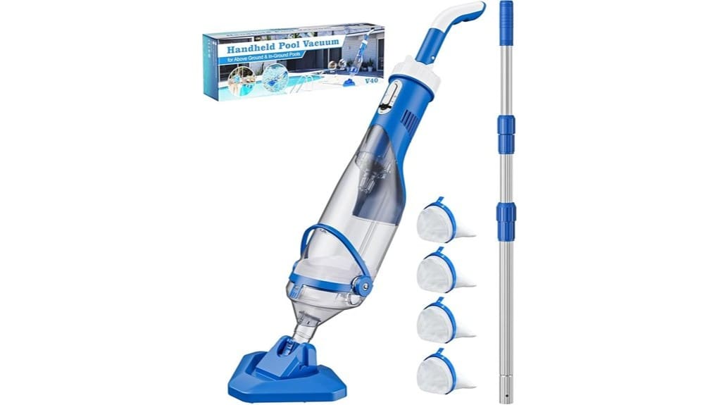 cordless telescopic pool vacuum
