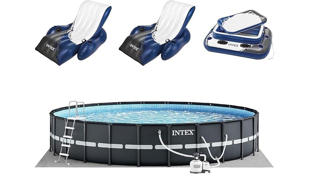 durable above ground family pool