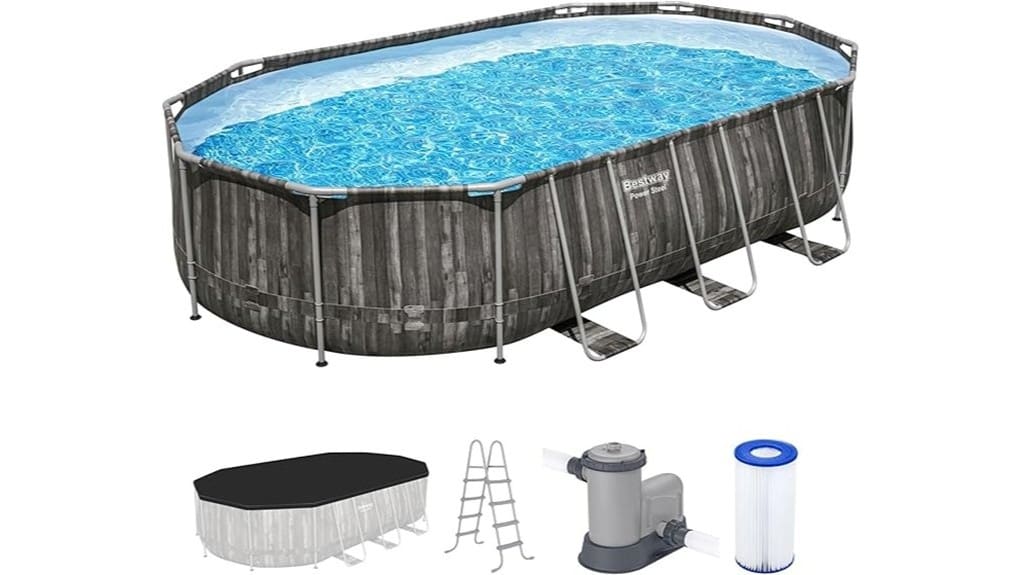 durable above ground oval pool