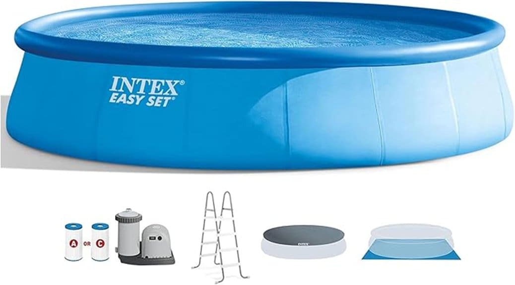 inflatable 18ft easy set pool