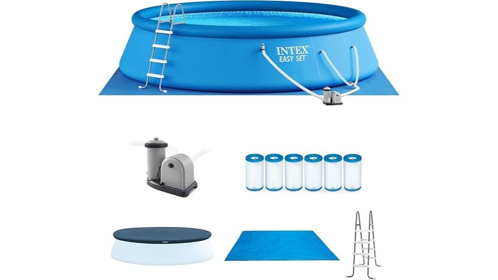 inflatable 18ft x 48in pool