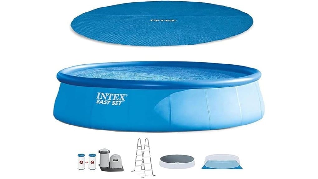 inflatable above ground family pool