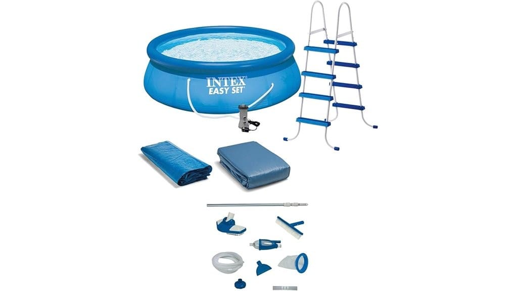 inflatable aboveground family pool