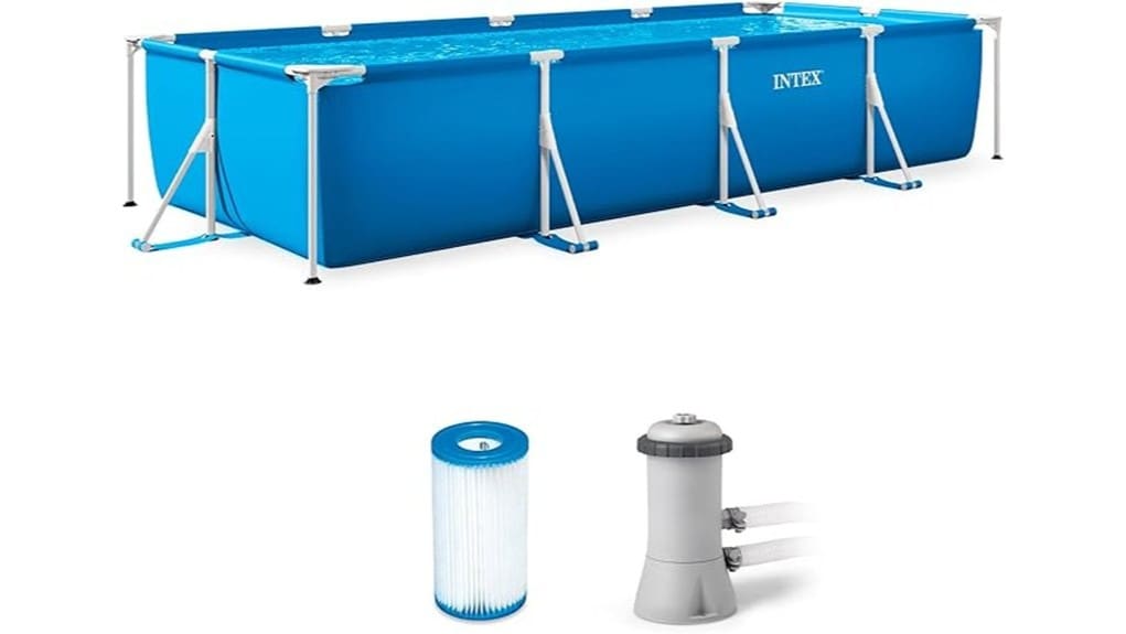 inflatable rectangular aboveground pool