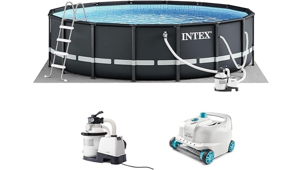 large 16ft x 48in pool