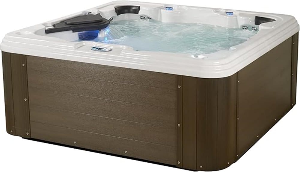 7 person 100 jet acrylic hot tub