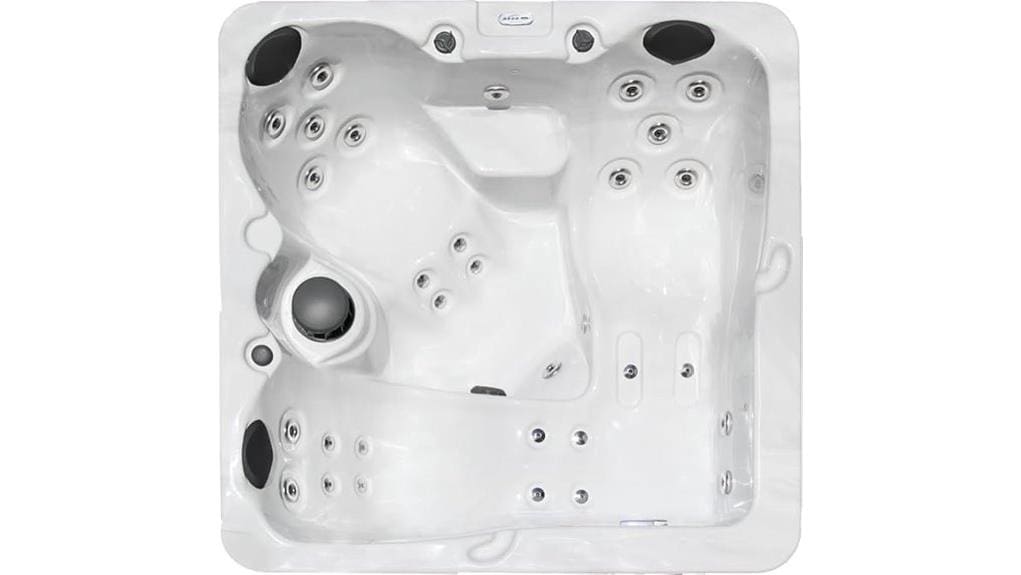 affordable spacious massage hot tub