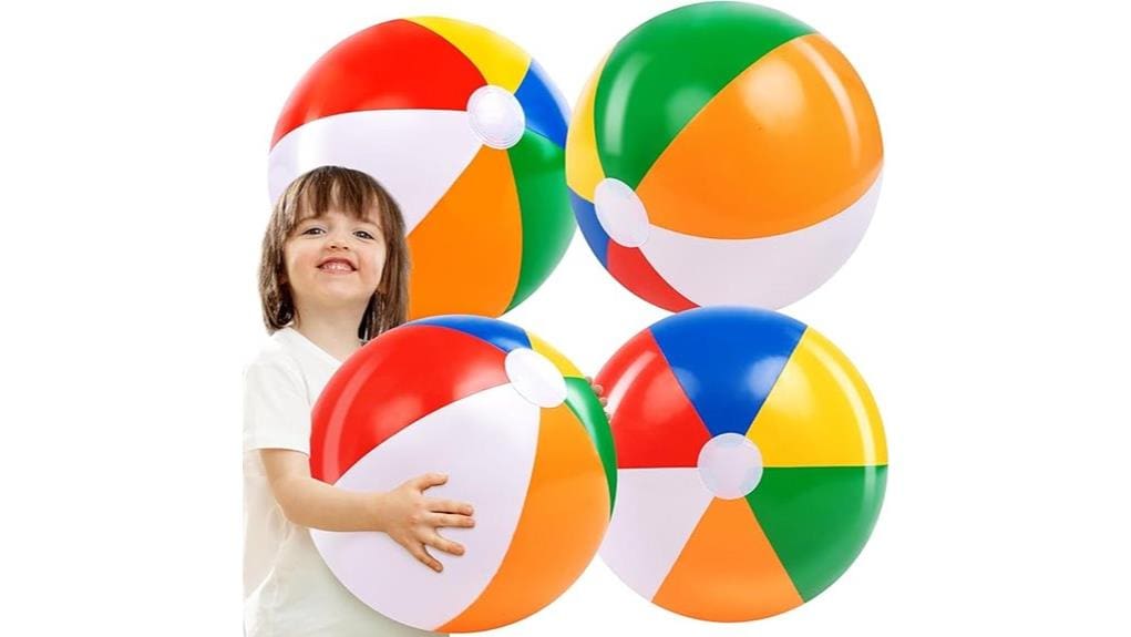 bright inflatable summer fun