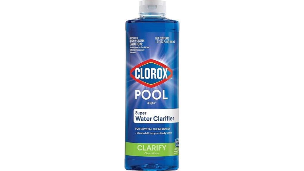 clarifies cloudy pool water