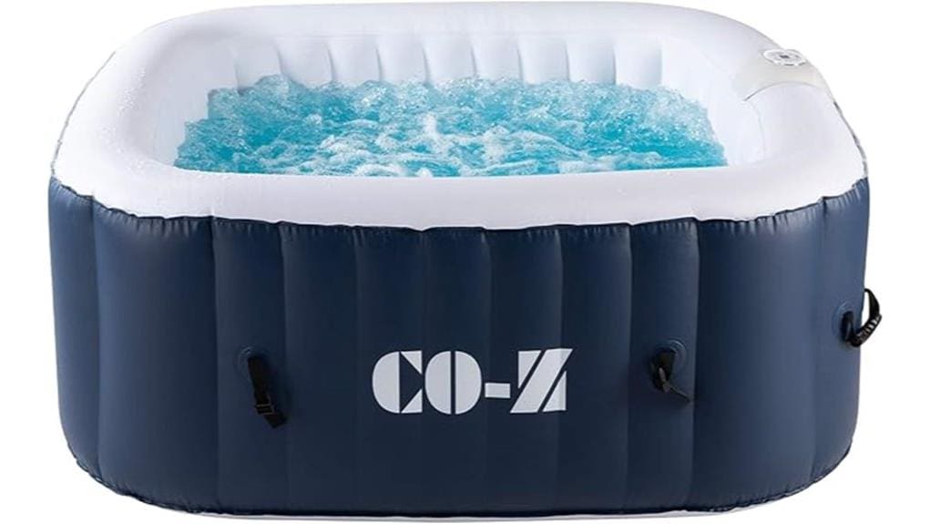 co z four person inflatable spa