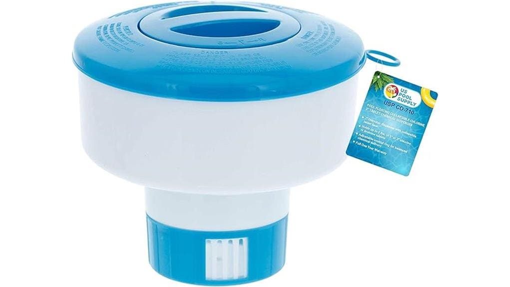 collapsible 3 chlorine dispenser