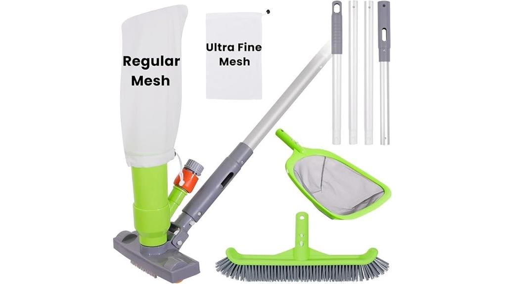 complete deluxe pool cleaning kit