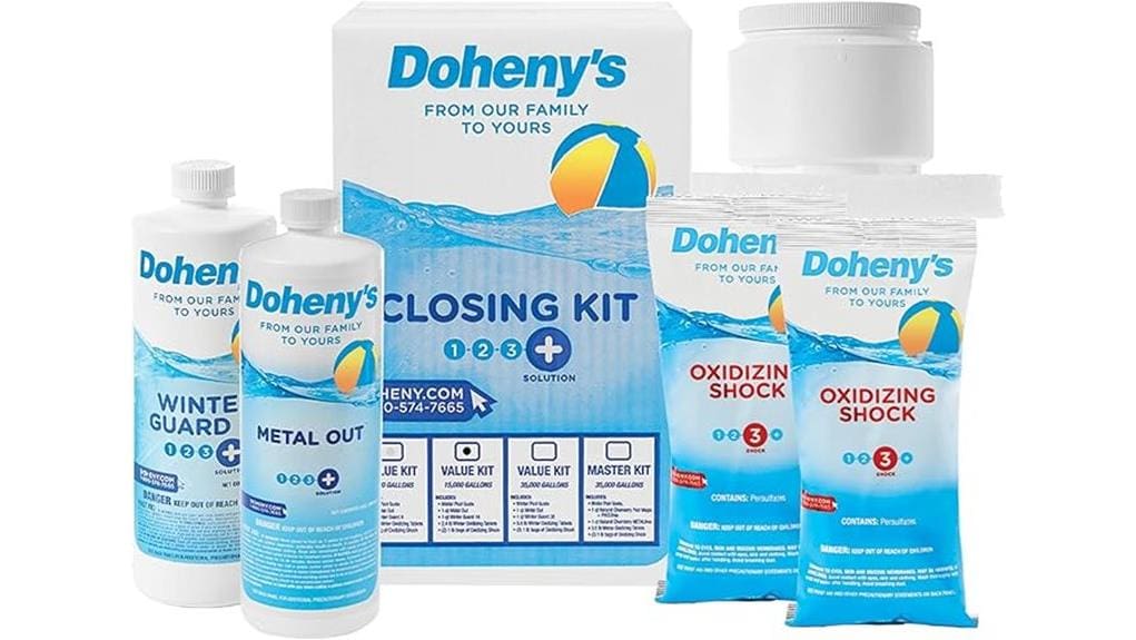 comprehensive pool closing kit