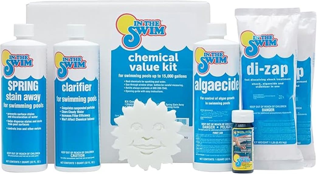 deluxe pool chemical kit