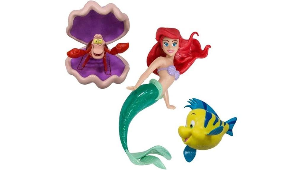 disney little mermaid dive figures