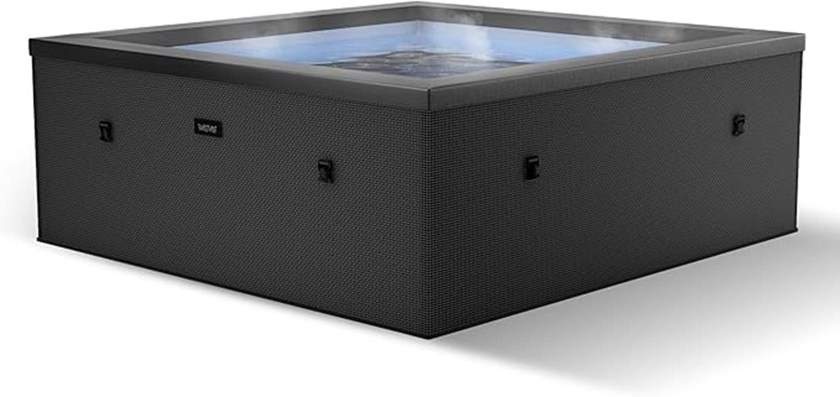 eco friendly four person foam hot tub