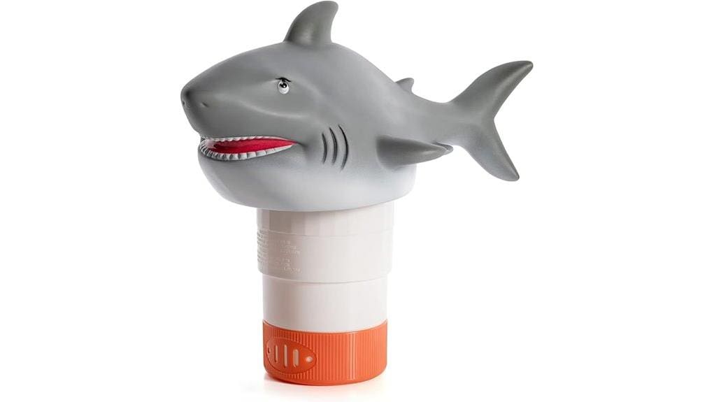 floating shark chlorine dispenser
