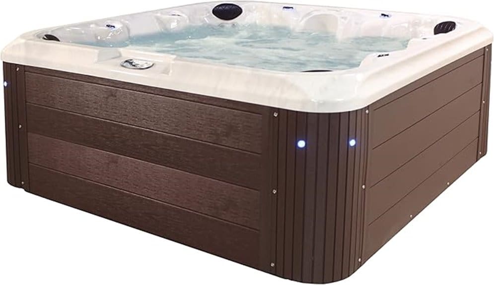 grand banks outdoor hot tub