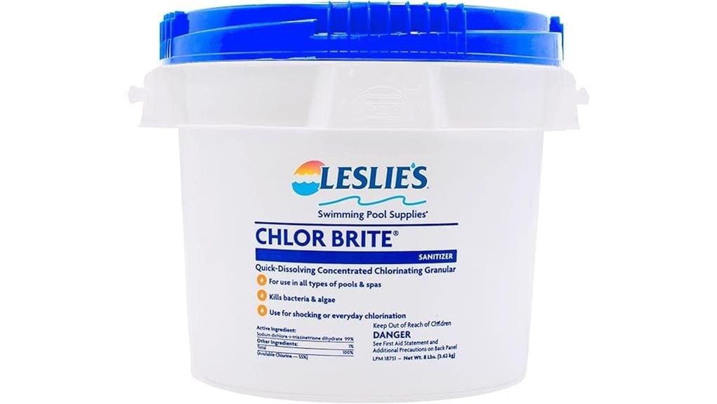 granular sodium chlorine cleaner