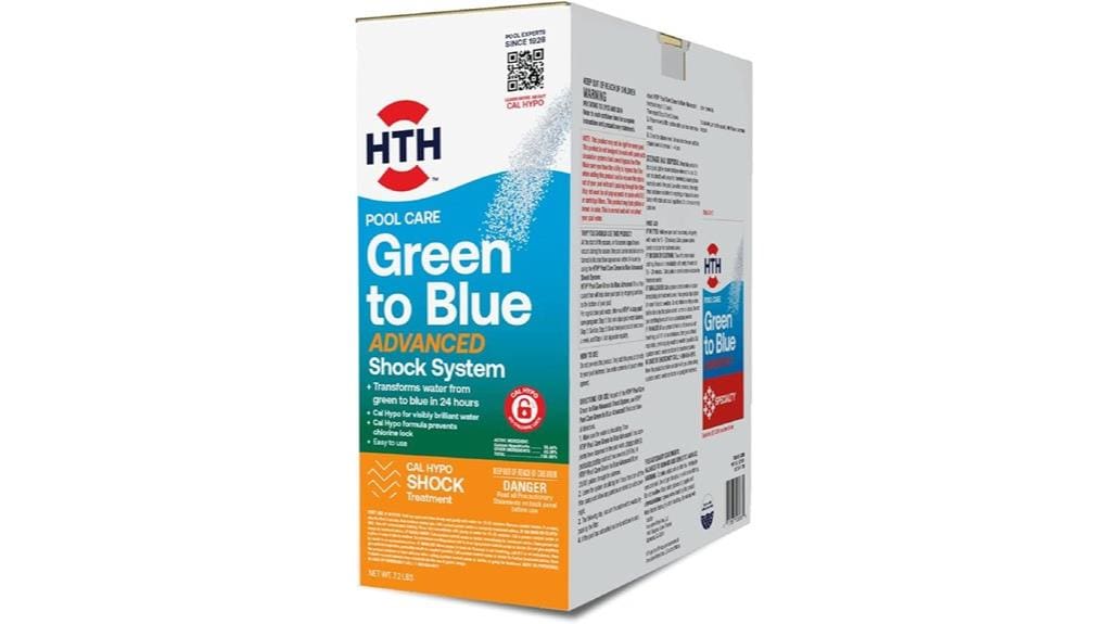 green to blue advanced shock system