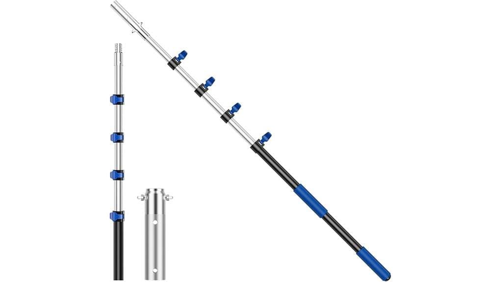 heavy duty 16ft telescopic aluminum