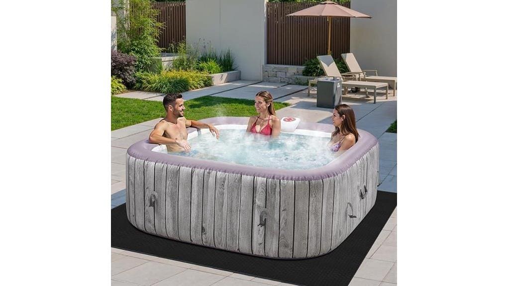 inflatable 4 6 person hot tub
