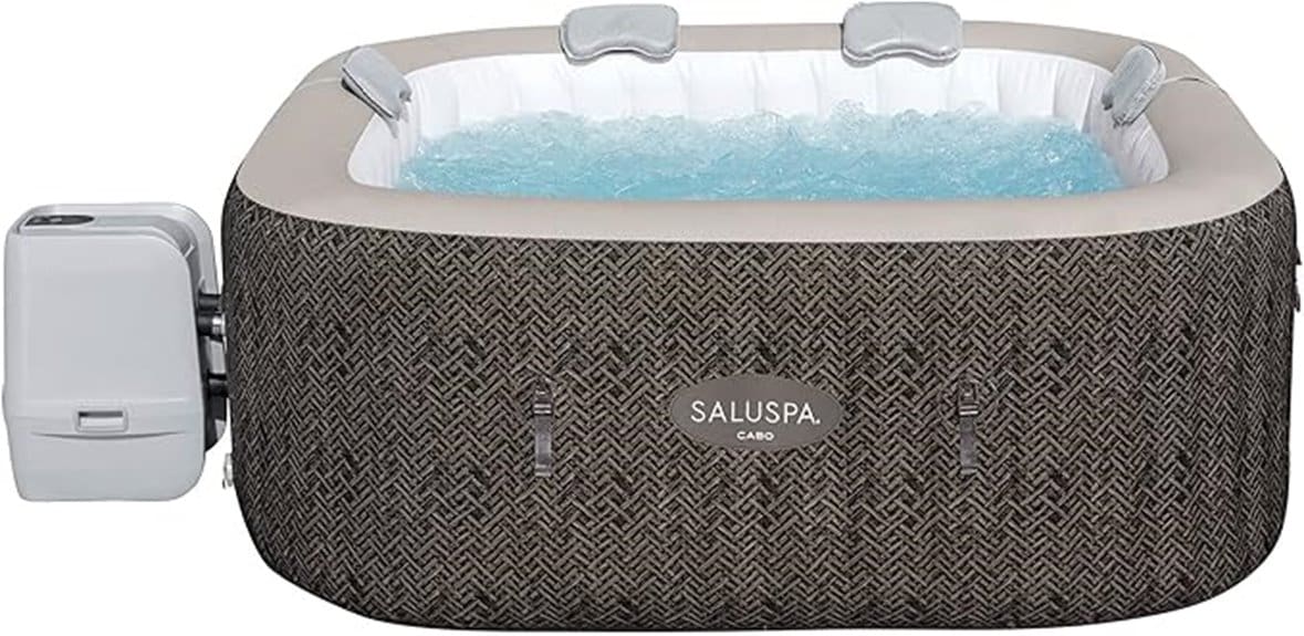 inflatable 4 6 person hottub