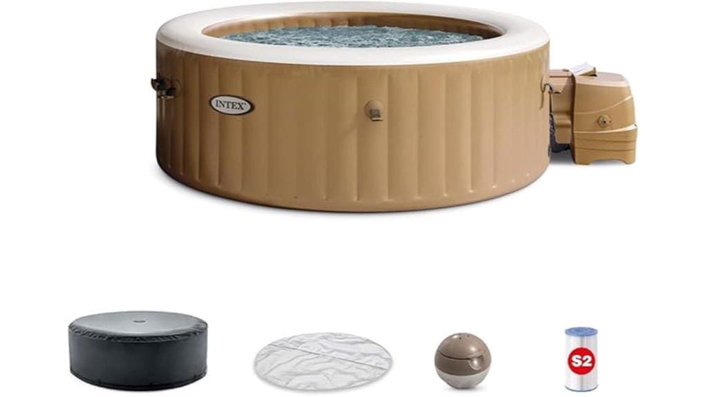 inflatable bubble massage spa