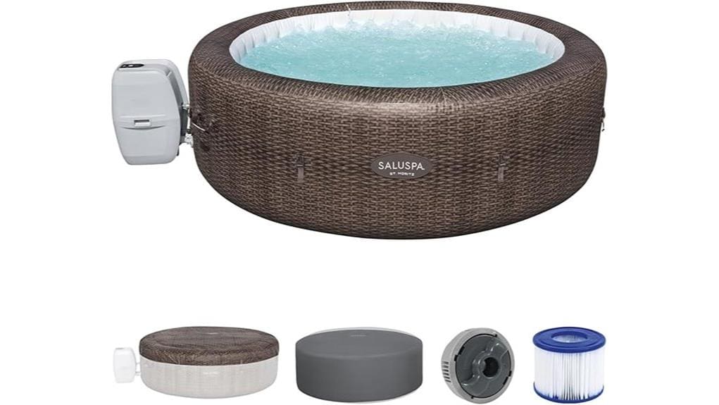 inflatable hot tub limitations