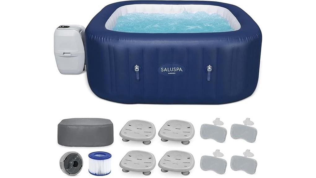 inflatable hot tub review