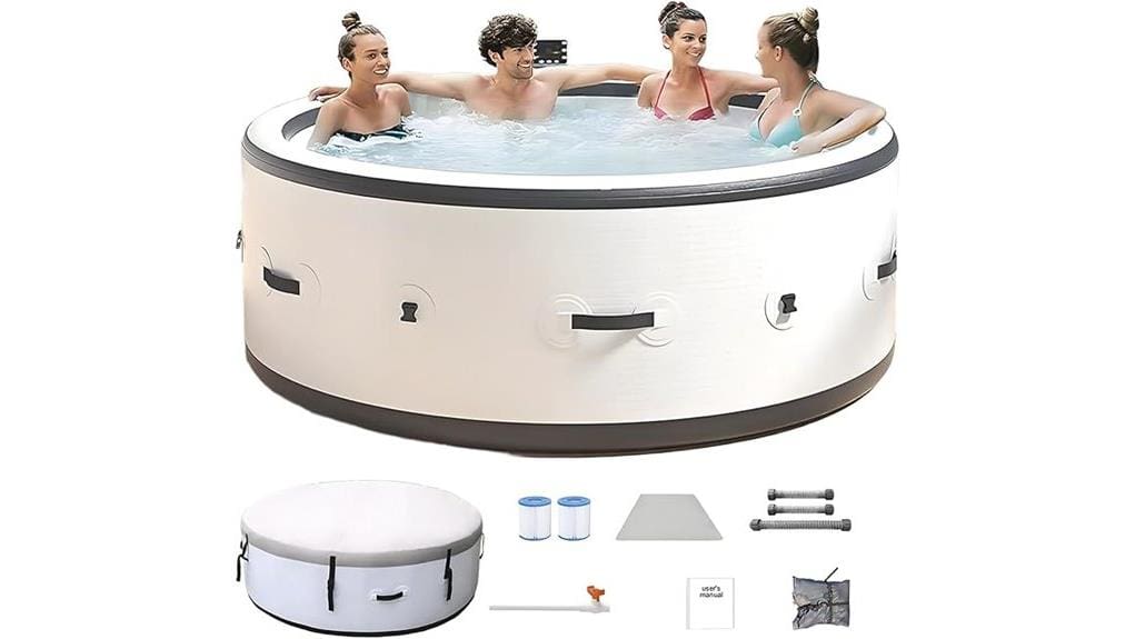 inflatable large indoor outdoor spa