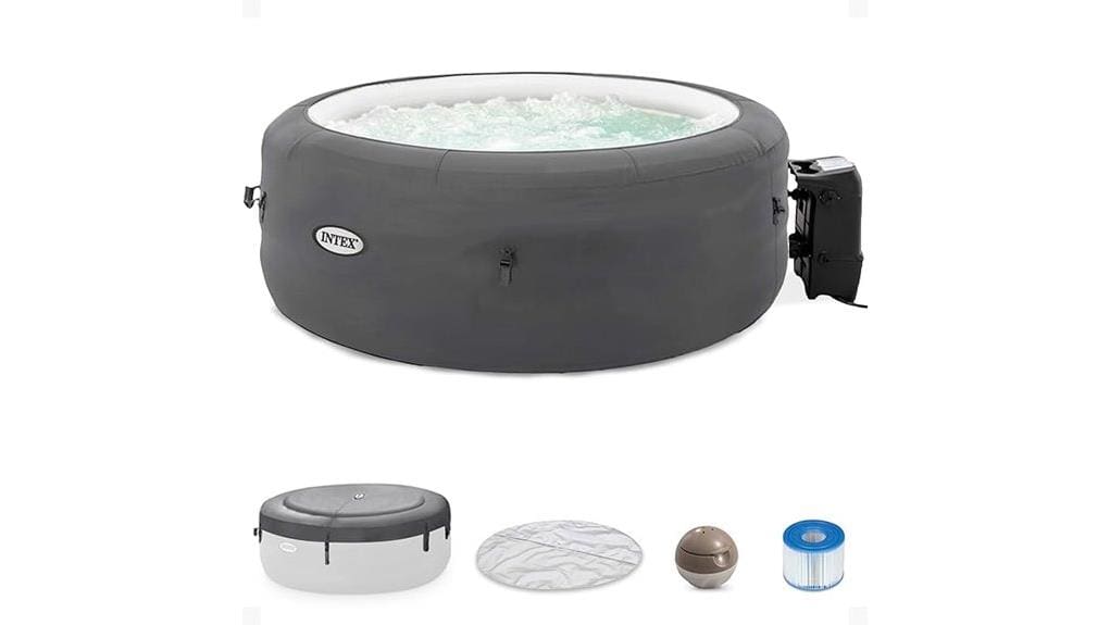 inflatable six person portable spa