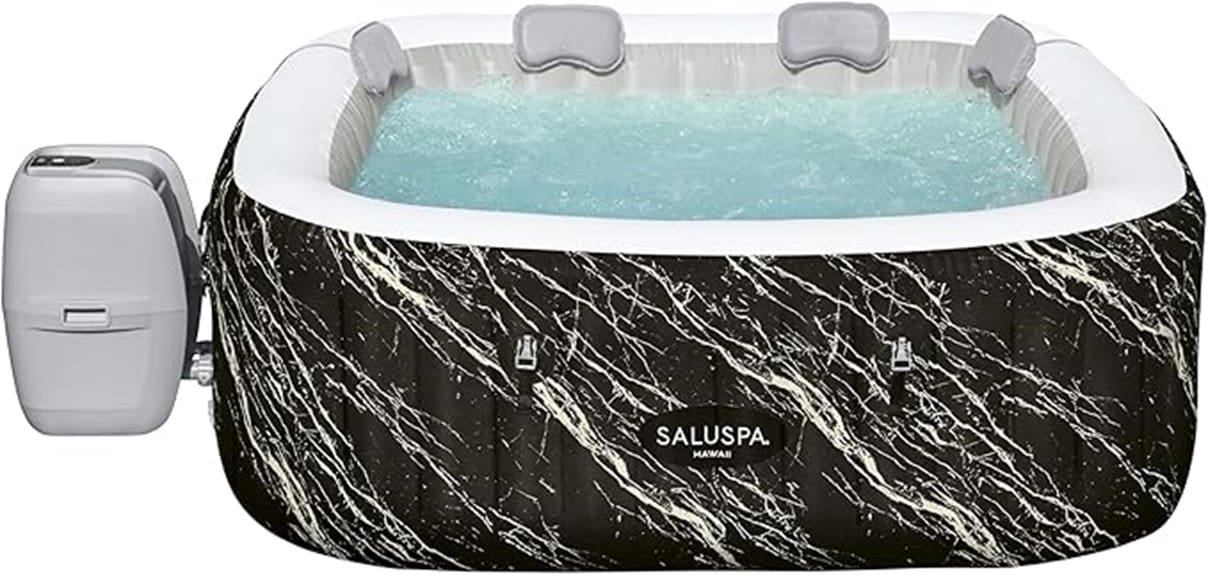 inflatable smart heated spa