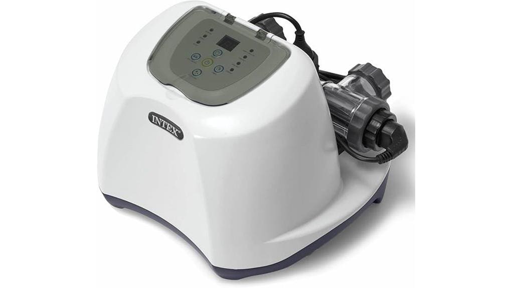 intex krystal clear saltwater system