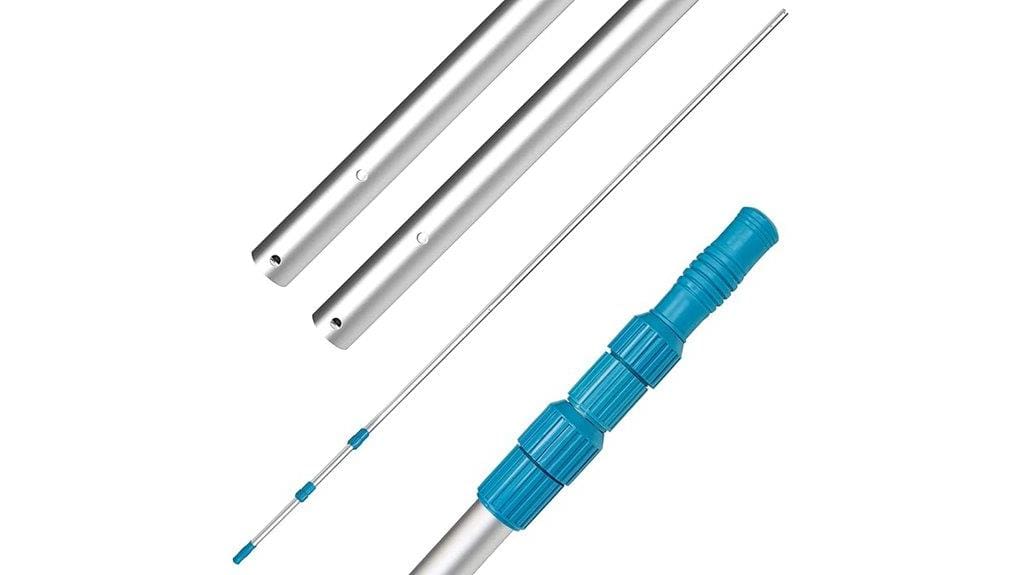 lightweight 15 foot aluminum telescoping pole