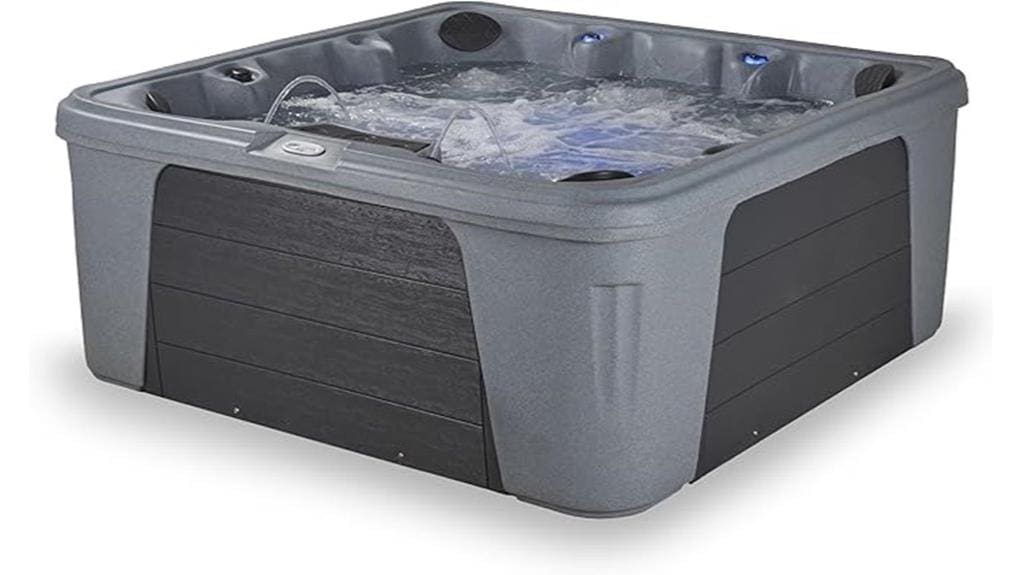 luxury backyard spa features