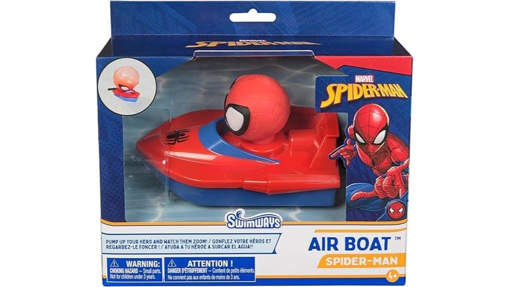motorized spider man inflatable boat