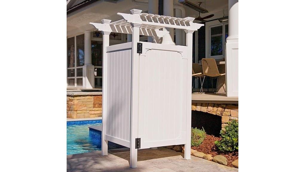 outdoor hampton shower enclosure review